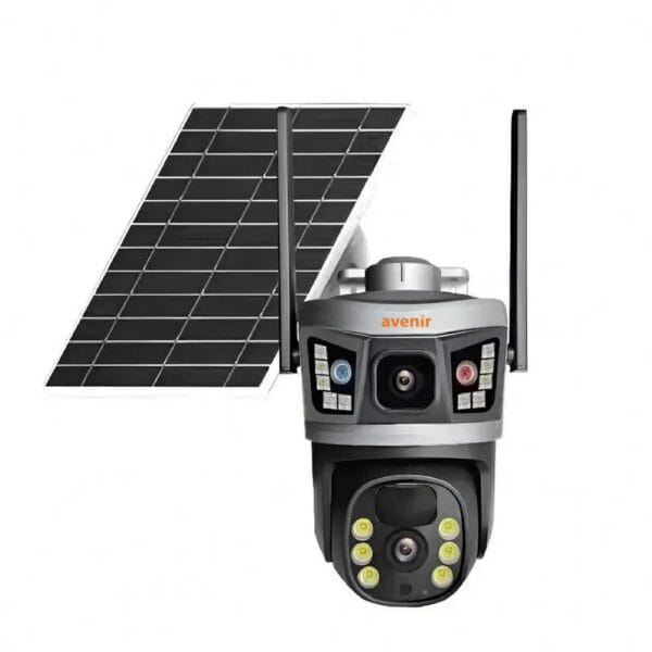 AV-S232 4MP Solar WIFI IP PTZ Dual Light Çift kameralı V380 Pro App Kamera - Görsel 2