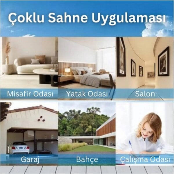 Avenir AV-S300 3MP Onvifli Su geçirmez Çift Yönlü Ses Ptz Wifi Kamera - Görsel 4