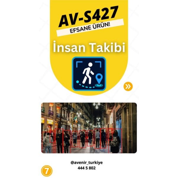 Avenir AV-S427H 6MP 2 Kameralı Solar PTZ 4G Sim Kartlı 256 GB SD Kart Desteği IP PTZ Kamera HiEasy Uygulama - Görsel 4