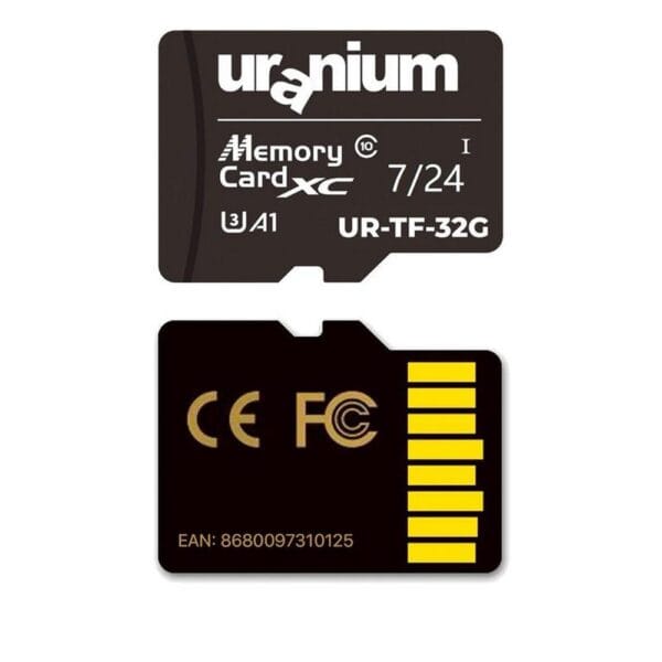 URANİUM 32 GB 7/24 GÜVENLİK HAFIZA KARTI
