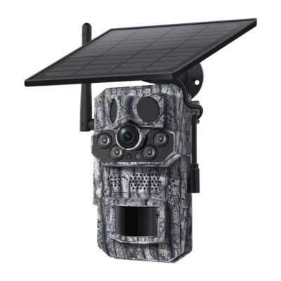 Avenir S443H 3MP 4G Solar Güneş Enerjili Sim Kartlı Fotokapan  No-Glow Kamuflaj Avcılık Doğal Yaşam Kamerası FOTOKAPAN