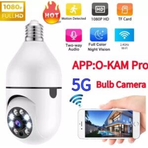 O-KAM 4045 Blub Lamba Robot Kamera 4mm Lens Wifili Okam Pro Uygulama Ampul Kamera