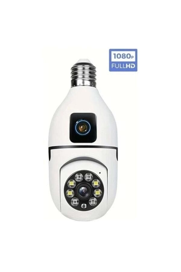 O-KAM 4046 2mp Ampul Kamera Wifi Gece Görüşlü Çift Lensli 4mm Lens Wifili O-kam Pro Uygulama