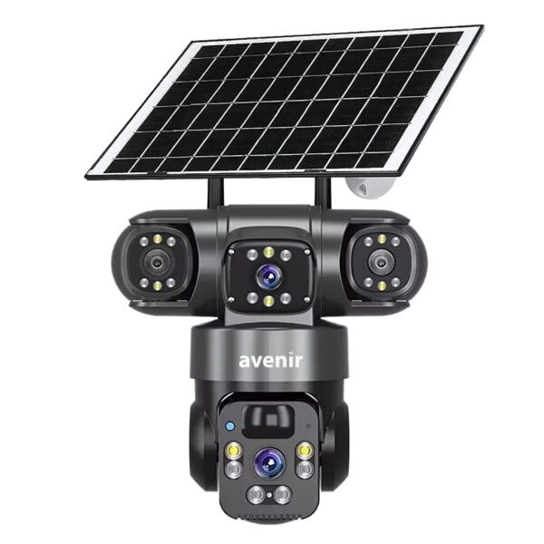 AVENİR AV-S421 4MP 2 Kameralı Solar PTZ 4G Sim Kartlı Kamera - Görsel 2