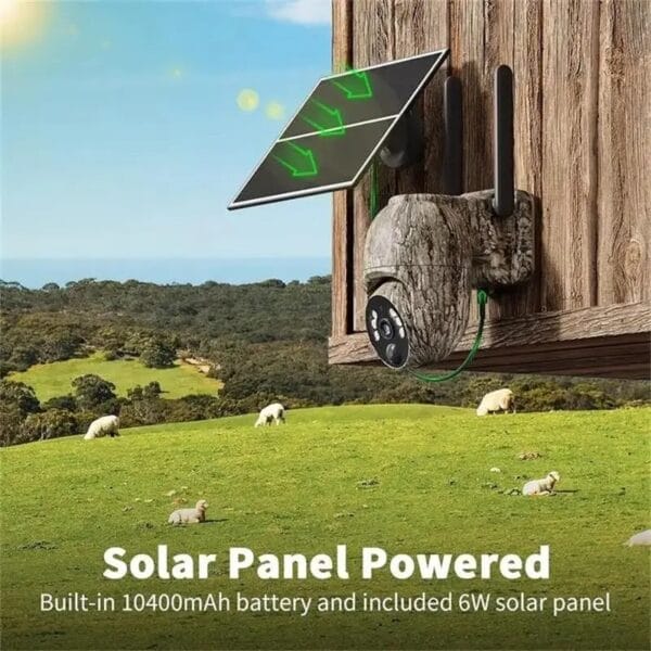 RMZ-TECH SOLAR PANELLİ SİM KARTLI HAREKETLİ FOTOKAPAN KAMUFLAJ RENK KAMERA 3MP 3.6MM LENS 4G/LTE 15 METRE IR LED/RENKLİ (UBOX) - Görsel 8