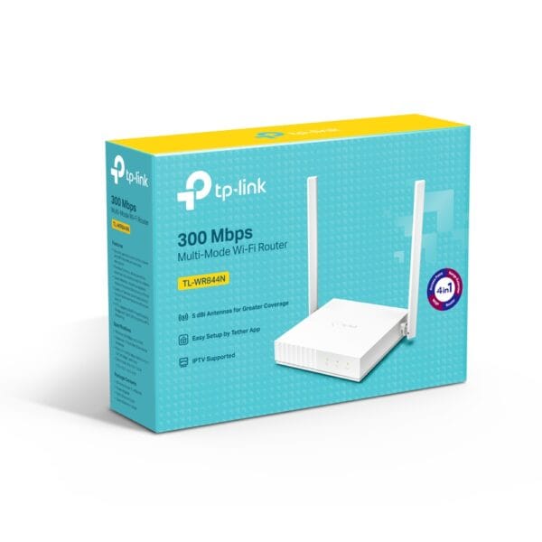 TP-LINK TL-WR844N 300MBPS ÇOKLU MOD WIFI ROUTER SİNYAL GÜÇLENDİRİCİ - Görsel 4