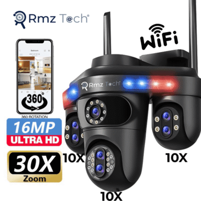AVENİR AV-S316X3 4 Kameralı 16MP 3Kamera 10X Zoom 3 PTZ Dönebilen Wifi Sesli Kamera