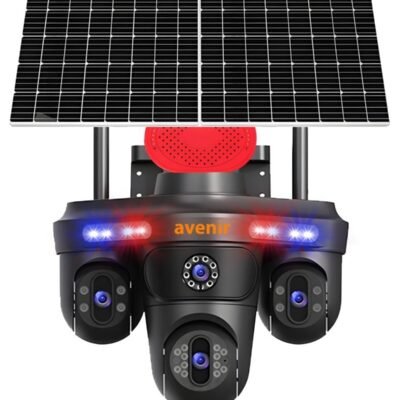 Avenir AV-S439 3 Lens 3ptz Güneş Enerjili Solar 4g Sim Kartlı Kamera