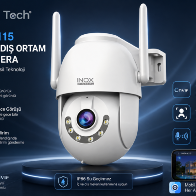 INOX X115 TEK LENS DIŞ ORTAM WİFİ KAMERA